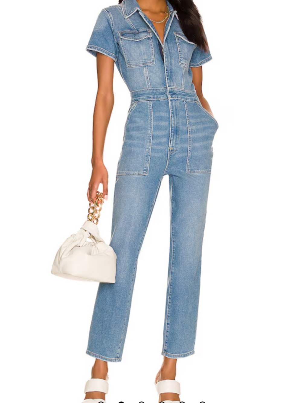 Good American Denim Jumpsuit